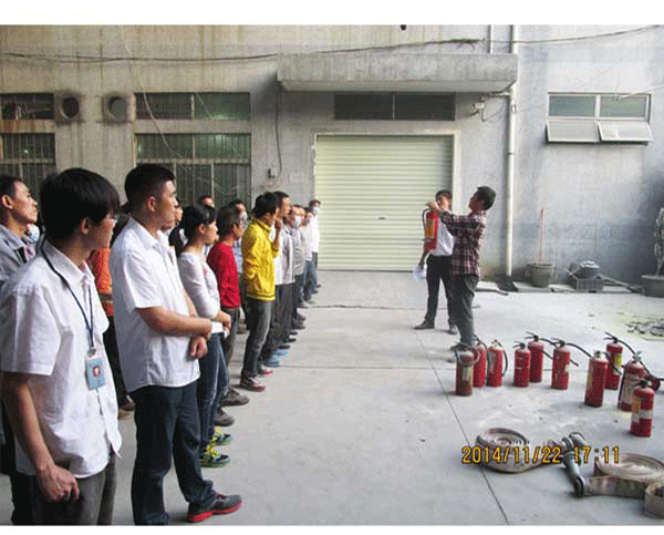 拓普龍2014年度消防演習(圖2) 拓普龍2014年度消防演習