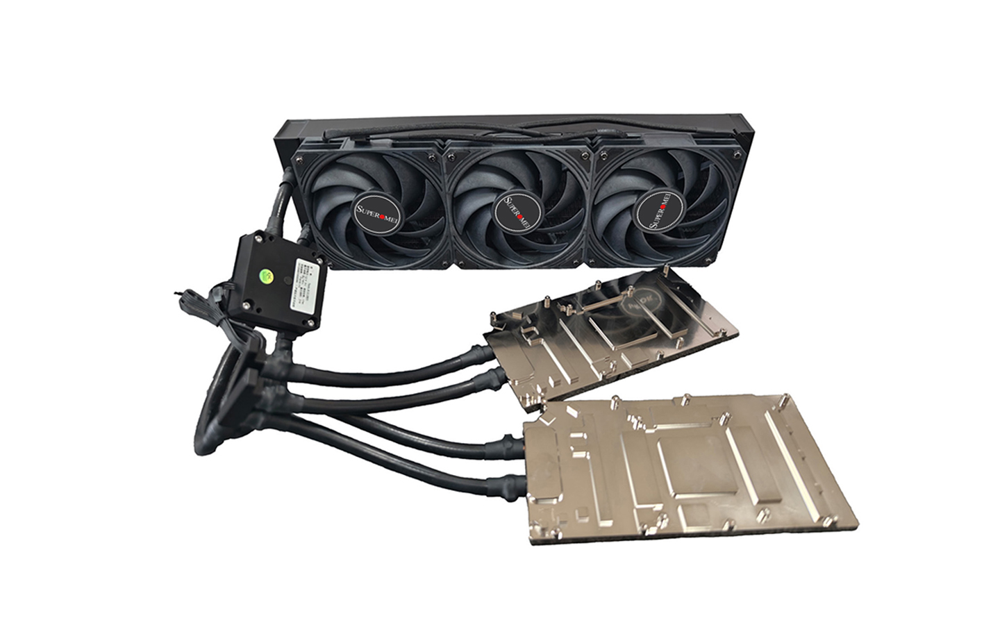 A6000顯卡液冷散熱器一拖二