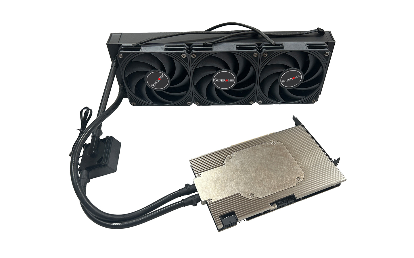 同德5090顯卡液冷散熱器一拖一